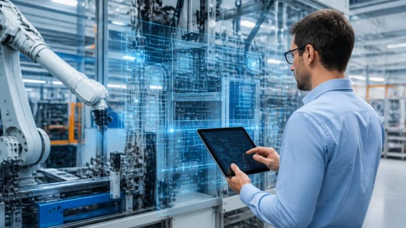 Digital innovative lösungen für Industrie 4.0 und automatisierungstechnik