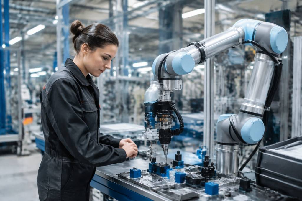 Menschen und roboter: Wie die Zusammenarbeit die Industrie 4.0 verändert
